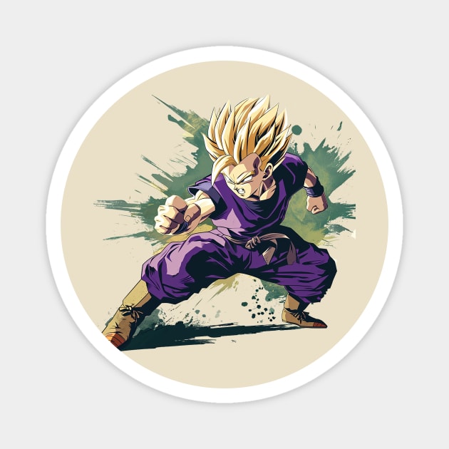 gohan Magnet by pokermoment